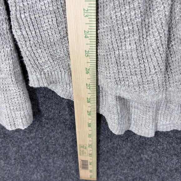 Express Cardigan Women S Small Gray Open Front Long Sleeve Rayon Casual Solid - Picture 4 of 7